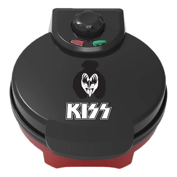 Waffle Maker Gene Simmons Kiss Logotipo 5 Ajustes Cocina Rapido Facil