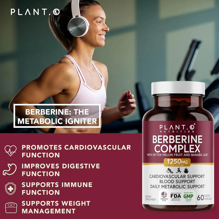 Berberina Extra Fuerte 1250 Mg Porción Limón Amargo Hoja De - Imagen 3
