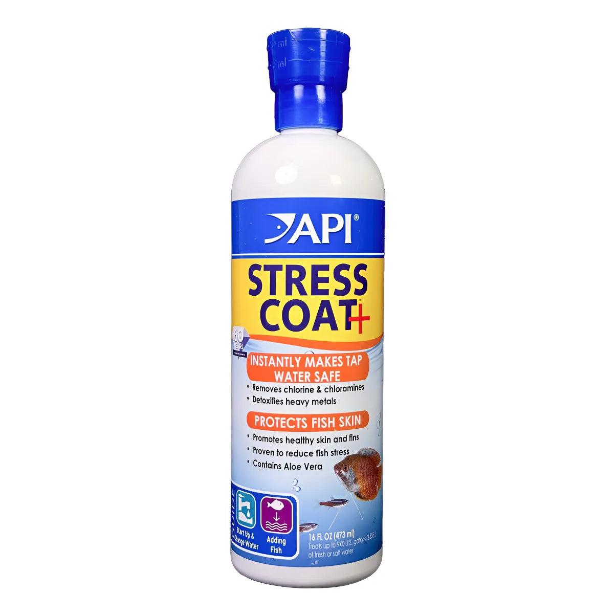 Acondicionador De Agua API Stress Coat 473 ml Proteccion Y Curacion Pa ...