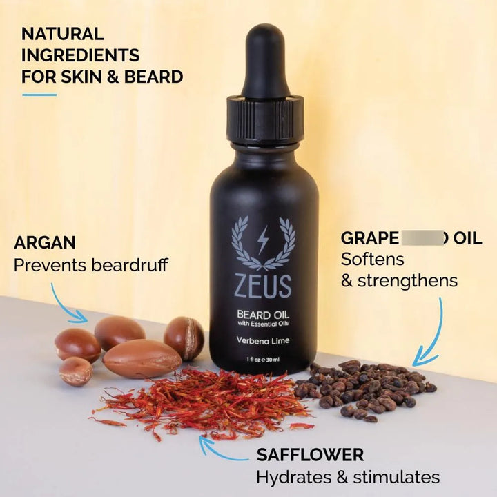 Aceite Natural Para Barba Hombre Hidratante Suavizante Acond Fragancia - Imagen 2