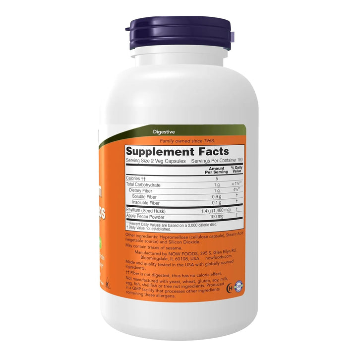 Cápsulas De Cáscara De Psyllium 700 Mg Con Pectina De Manzan - Imagen 2