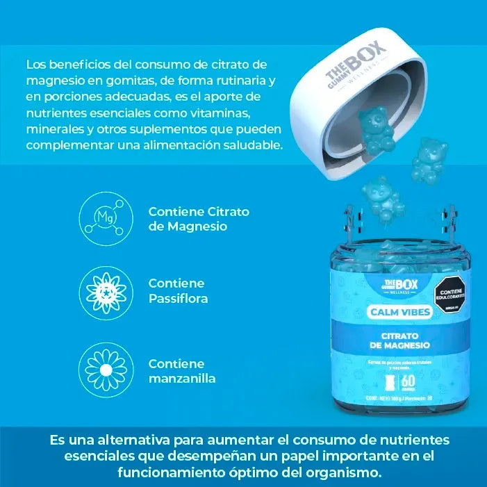 The Gummy Box Greenfit Jugo Verde Vinagre Sidra Calm Vibes - Imagen 3