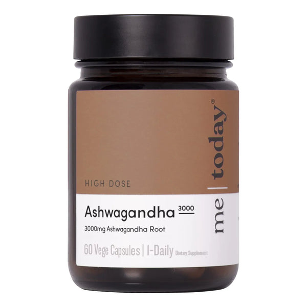 Ashwagandha 3000 Mg Suplemento Alivio Estrés Soporte Mental 60 Cápsulas