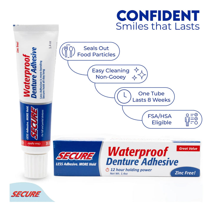 Adhesivo Impermeable Para Dentaduras Postizas Extra Fuerte 1 - Imagen 6