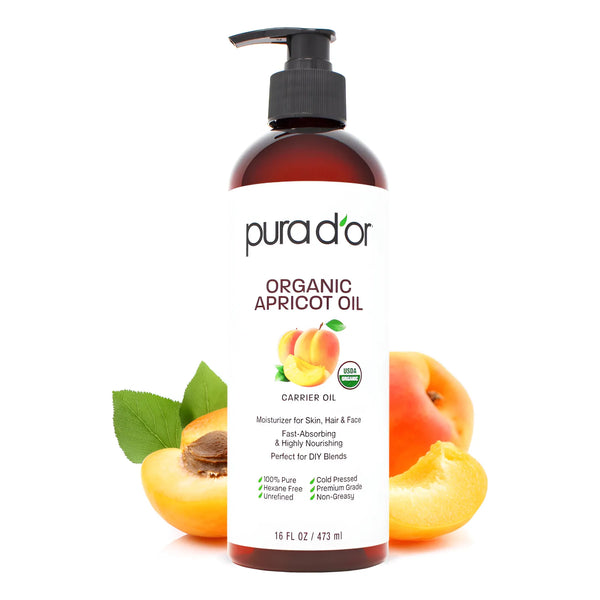 Aceite Orgánico De Almendra De Albaricoque 473 Ml Puro Natur Fragancia - Imagen 1