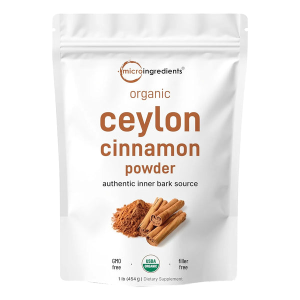 Canela En Polvo Organica De Ceilan 454g Premium Sri Lanka Pura Sin Omg