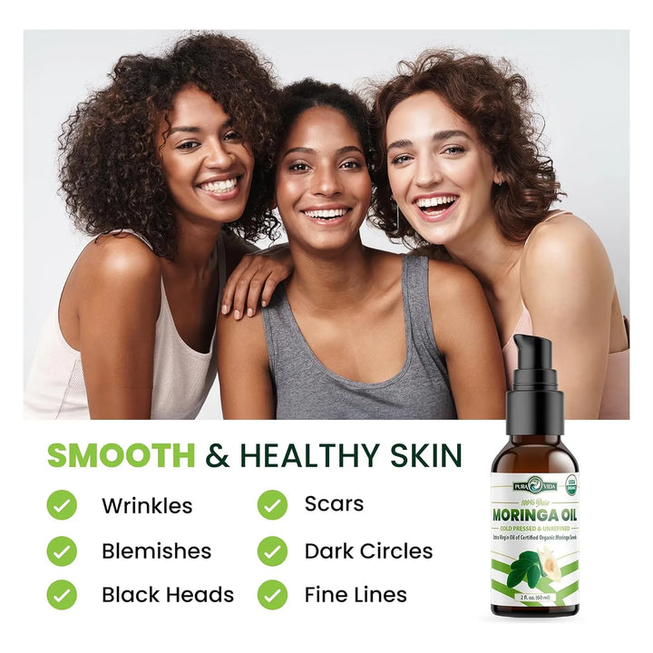 Aceite De Semilla De Moringa Orgánico 59 Ml Puro Prensado En - Imagen 2
