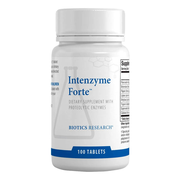 Biotics Intenzyme Forte 100 Comprimidos Ayuda Digestión 30g - Imagen 1