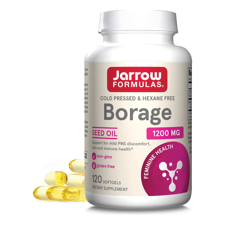 Aceite De Borraja 1200 Mg 120 Cápsulas Blandas Gla Saludable - Imagen 1