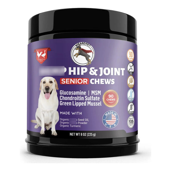 Aceite De Cáñamo Para Articulaciones Y Caderas Perros Mayores Fórmula Extra Fuerte