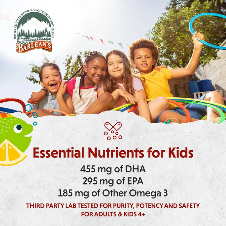 Omega 3 Niños 540 Mg Epa Dha Cerebro Y Ojos Citrus 227 Gr - Imagen 5