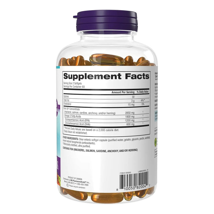 Aceite De Pescado Omega-3 Triple Fuerza 1800 Mg 120 Cápsulas - Imagen 8