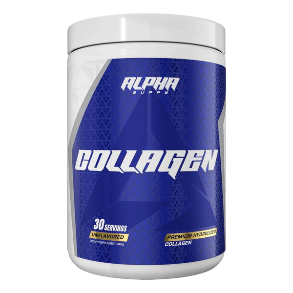 Proteína De Colágeno Hidrolizado En Polvo Con Enzimas Digestivas Alpha Supps 30 Porciones Sin Sabor