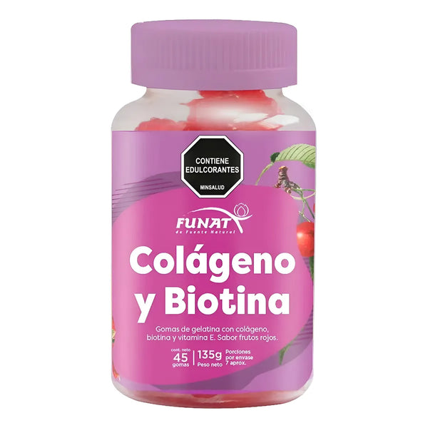 Gomas Biotina Y Colágeno Funat - Imagen 1