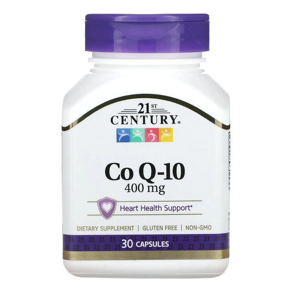 Cápsulas Vegetales Co Q10 400 Mg Energía Celular 30 Unidades - Imagen 1