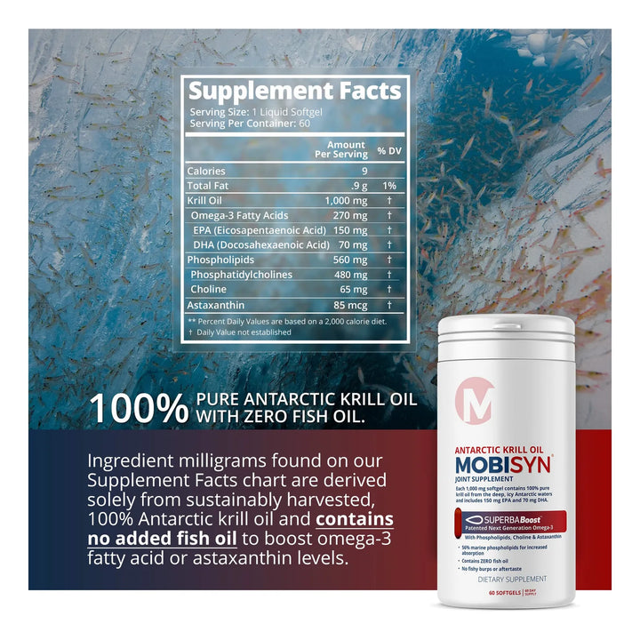 Aceite De Krill Antártico Puro 1000 Mg 60 Días Epa Dha Omega - Imagen 2