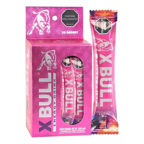 Energizante Femenino Con Extractos Naturales Xbull X10 Sachet - Imagen 1