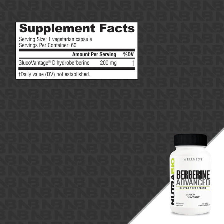 Berberina Avanzada Dihidroberberina 200 Mg Apoyo Tolerancia - Imagen 3