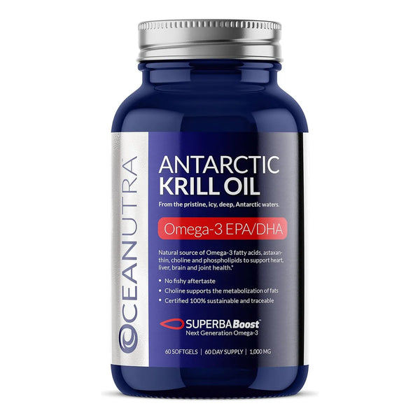 Aceite De Krill Puro 1000 Mg 60 Días Doble Fuerza 56% Fosfol - Imagen 1