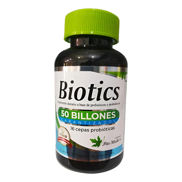 Biotics X30 Caps - Fito Medics Probiótico Prebiótico - Imagen 1