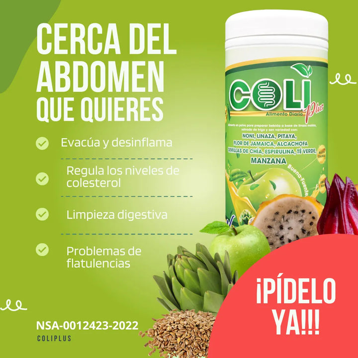 Coli Plus Fibra Natural- Estreñimiento Inflamacion Adelgaza - Imagen 7