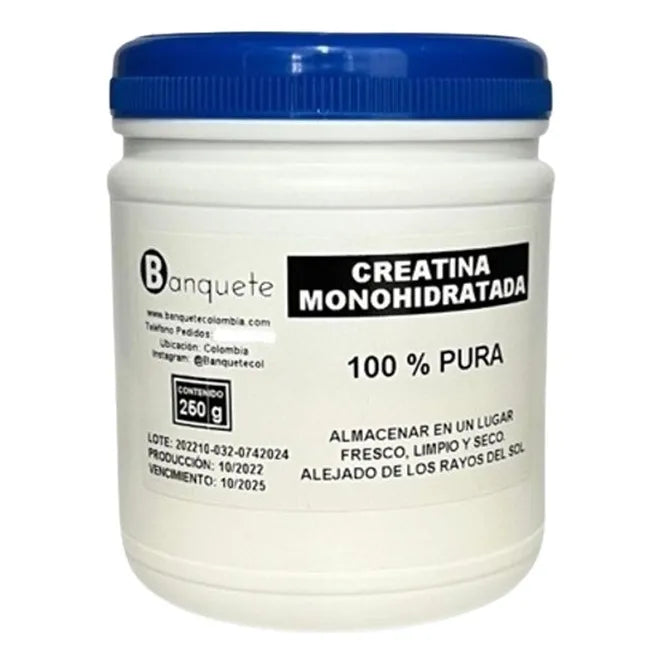 Creatina Monohidratada X2 Tarros De 250g (500g) Pura 100% - Imagen 6