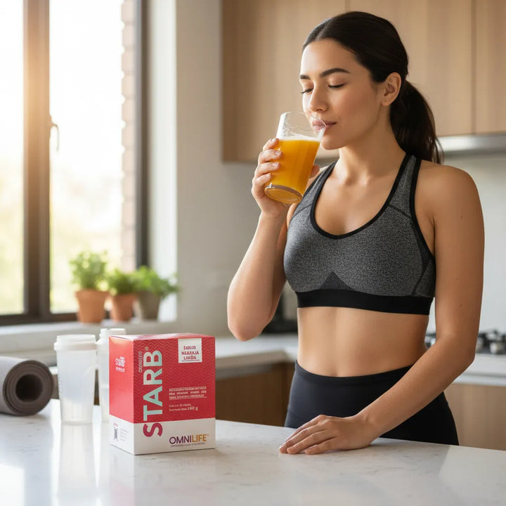 Starbien Omnilife X  30 Sobres  Naranja Limón - Imagen 6