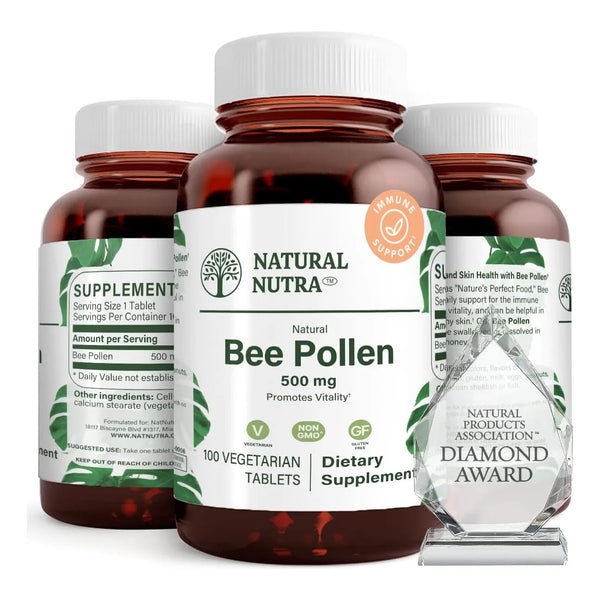 Píldoras De Polen De Abeja 100% Puro Para Energía Y Vitalida - Imagen 1