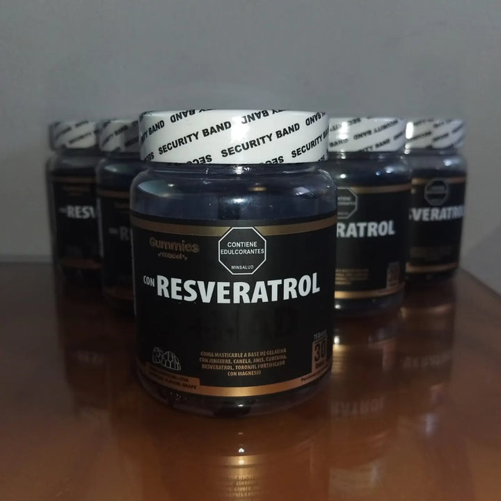 Pack X2 Gomas Nad+resveratrol 30unidades C/u Uva - Imagen 3