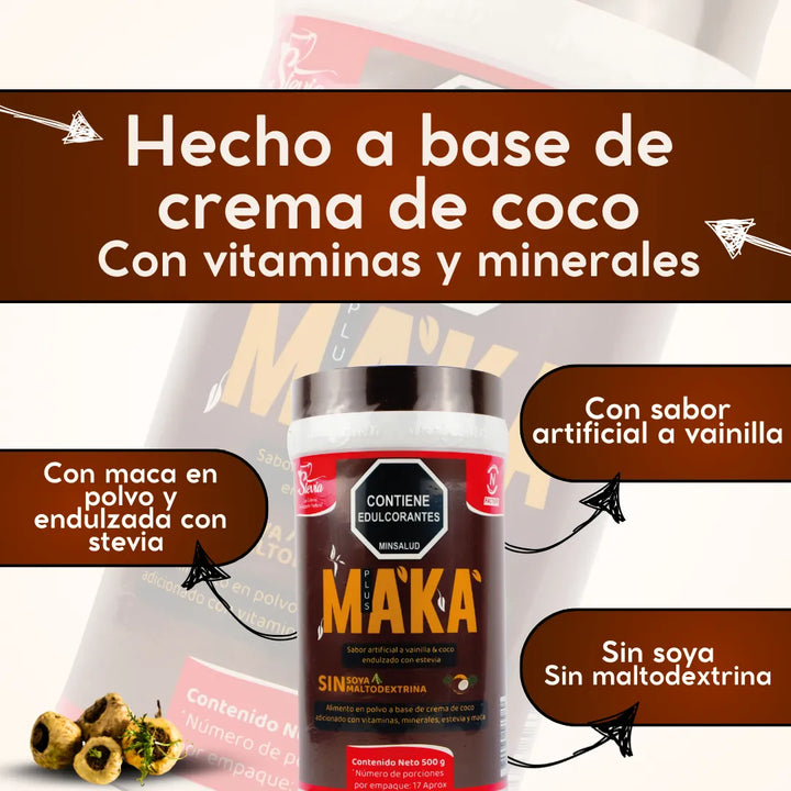 Maka Peruana Negra Plus Nutrition Factory 500g - Imagen 3