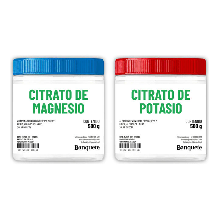 Citrato De Potasio Y Magnesio Tarro De 500gr C/u - Imagen 2