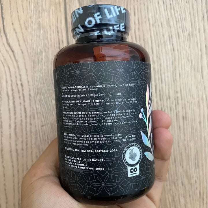 Maca Negra Peruana Pura Original Con Invima X100 Capsulas - Imagen 4