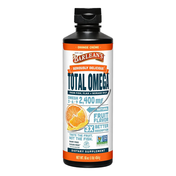 Total Omega 3 6 9 2400 Mg Epa Y Dha Plus Gla Naranja 454 Gr - Imagen 1