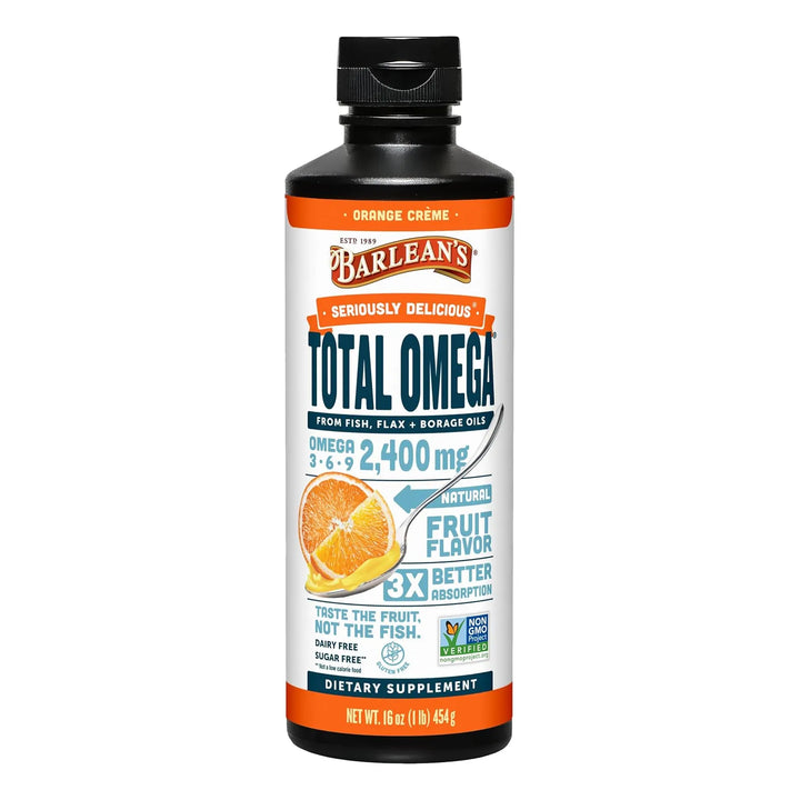 Total Omega 3 6 9 2400 Mg Epa Y Dha Plus Gla Naranja 454 Gr - Imagen 1