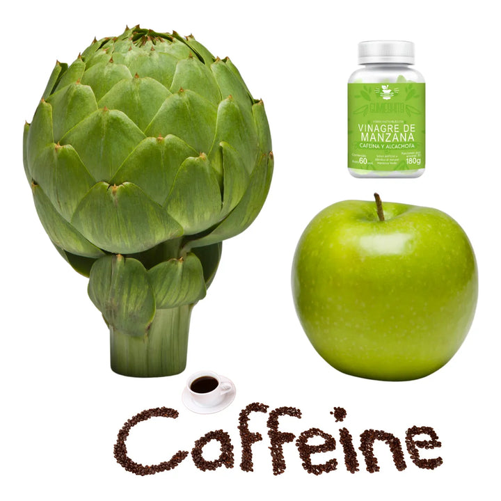 Gomas De Vinagre De Manzana Cafeina & Alcachofa Diuretico Adelgazante - Imagen 6