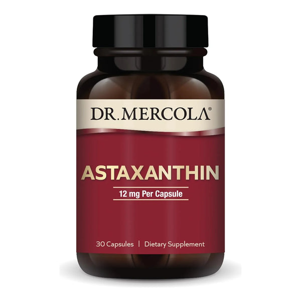 Cápsulas Orgánicas De Astaxantina 12 Mg Antioxidantes 30 Uni - Imagen 1