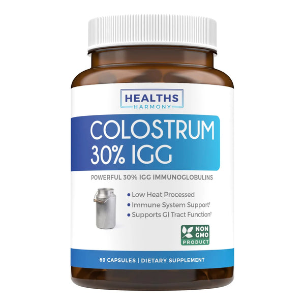 Calostro Bovino 1000 Mg 30 IgG Refuerzo Inmunologico Salud Intestinal 60 Capsulas