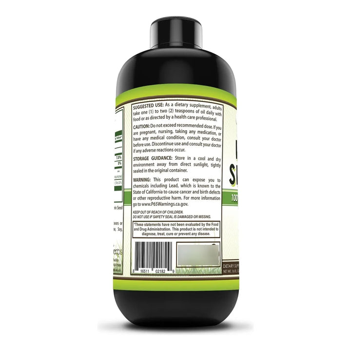 Aceite De Semilla Negra 473 Ml 0.5 G Por Porción 96 Porcione - Imagen 2