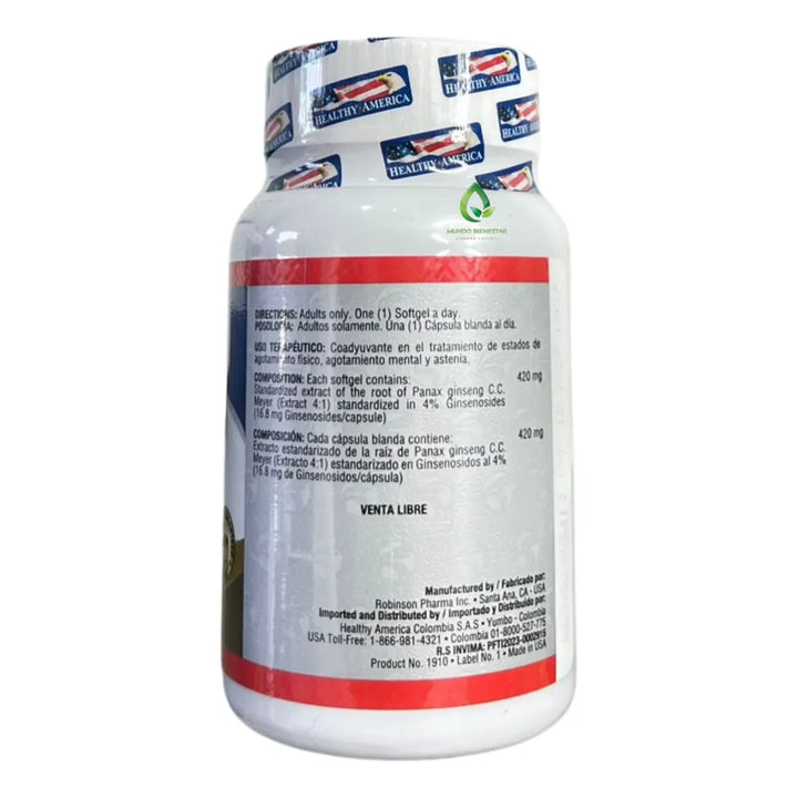 Ginseng Complex X 420 Mg Ninguno - Imagen 3