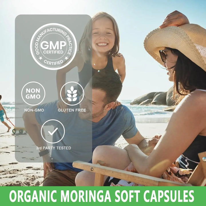 Cápsulas Blandas De Moringa Orgánica Para Energía Y Salud In - Imagen 6