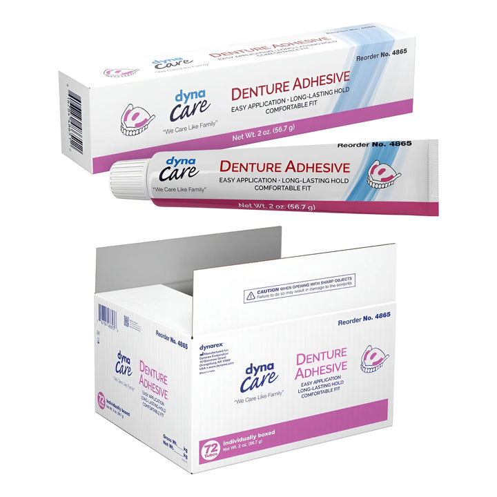 Adhesivo Para Dentaduras Postizas Con Sabor A Menta Fácil Ap - Imagen 1