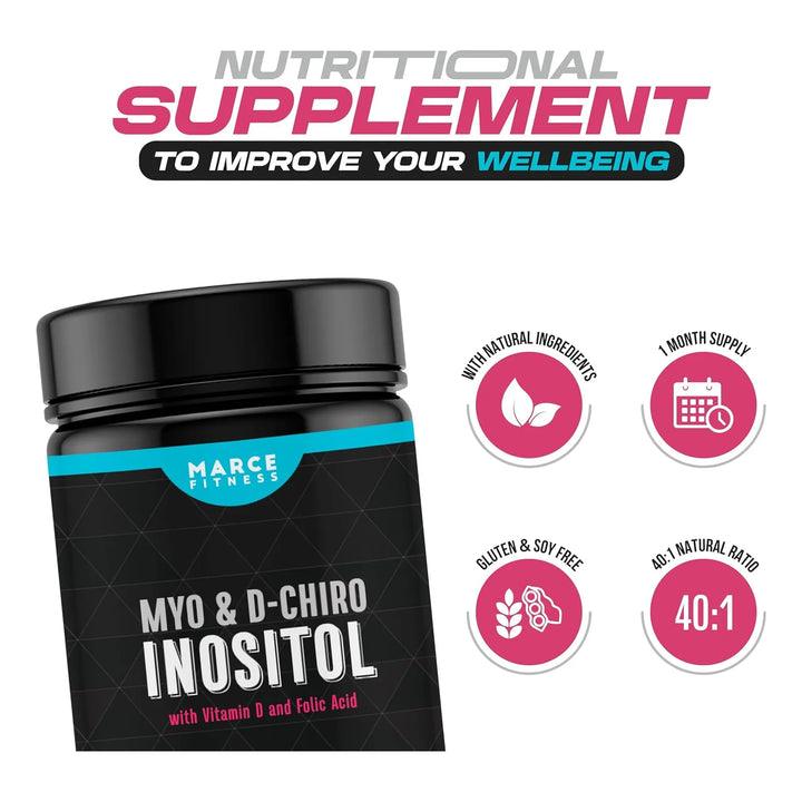 Cápsulas De Inositol Myo Y D-chiro Para Salud Hormonal Y Equ - Imagen 4
