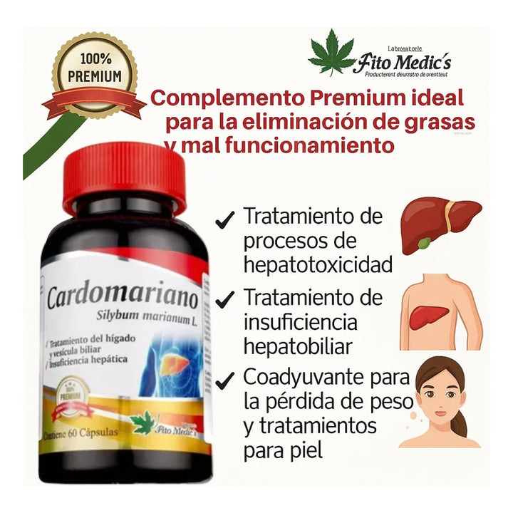 Cardomariano Silimarin Drenador - Imagen 3