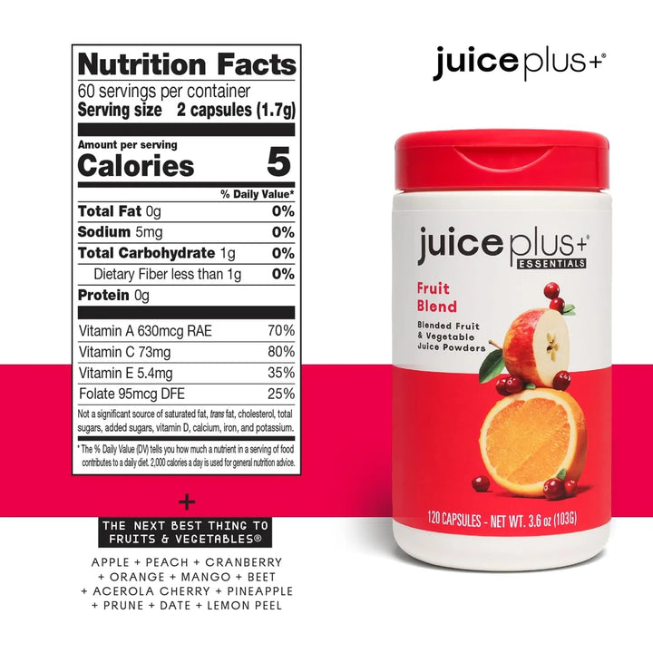 Mezcla De Frutas Naturales Cápsulas 120 Unidades Antioxidant - Imagen 2