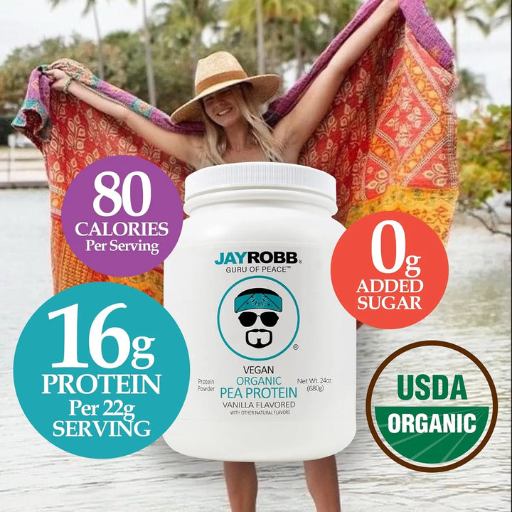 Proteína Orgánica De Guisante Sabor Vainilla 500g - Imagen 3
