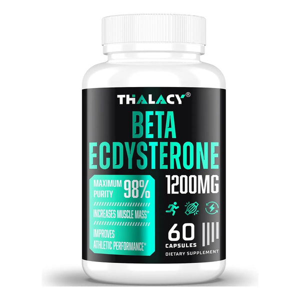 Beta Ecdysterone 1200 Mg Pureza 98% Aumento Masa Muscular Re - Imagen 1