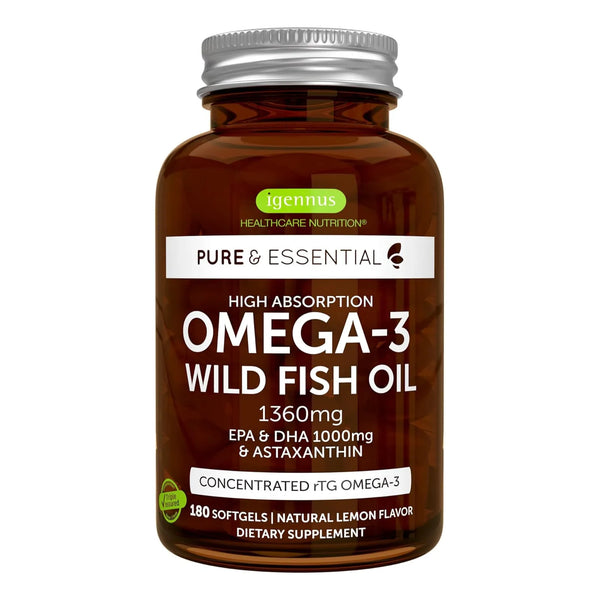 Aceite De Pescado Silvestre Omega 3 Rtg Epa Dha 1000 Mg Asta - Imagen 1