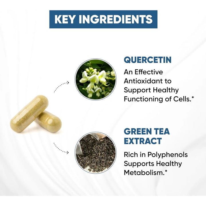 Cápsulas De Zinc Con Quercetina Y Extracto De Té Verde Alta - Imagen 7