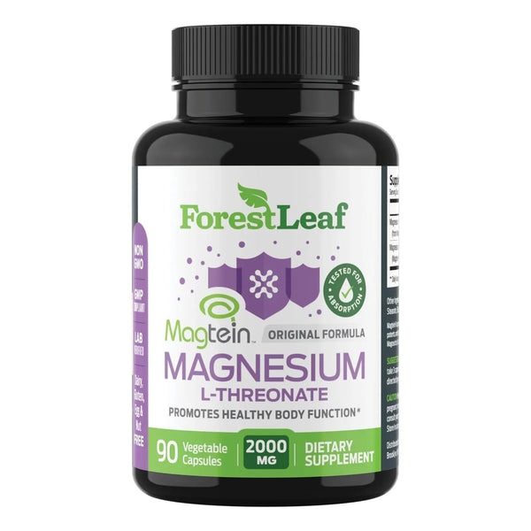 Capsulas De Magnesio L Treonato 2000 Mg Magteina Soporte Cerebral Y Sueño