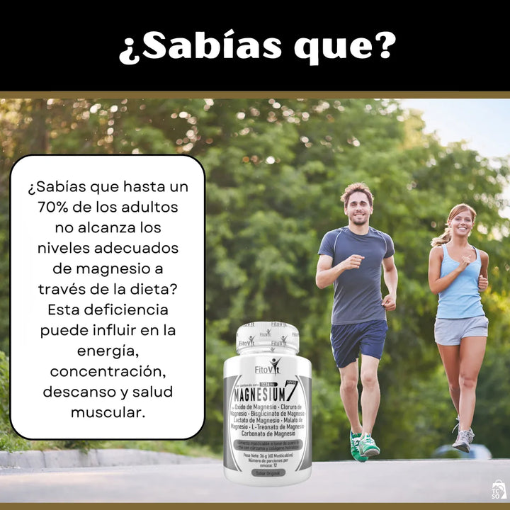 7 Magnesios En 1 Sola Fórmula Natural - Imagen 6